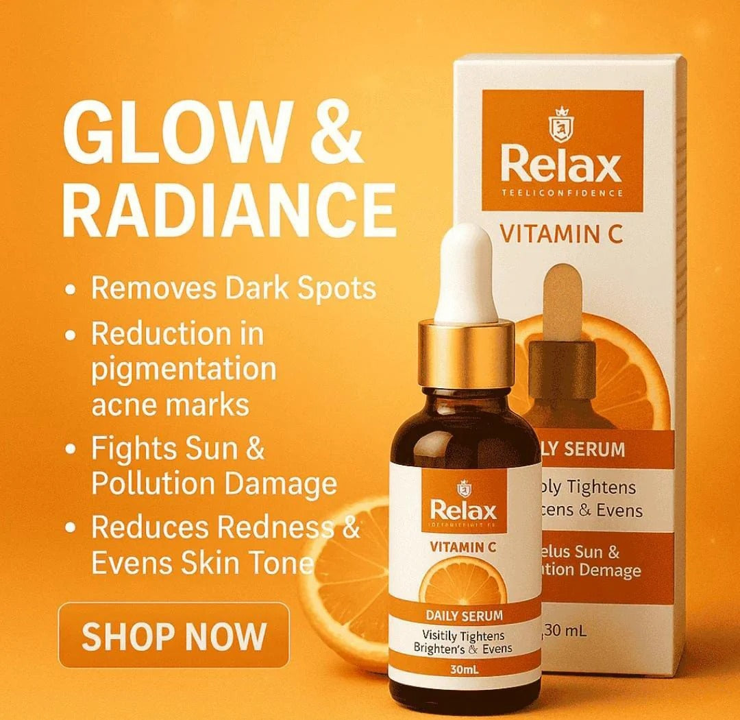 Relax Vitamin C Daily Face Serum - Anti-Aging Face Serum - 30ml